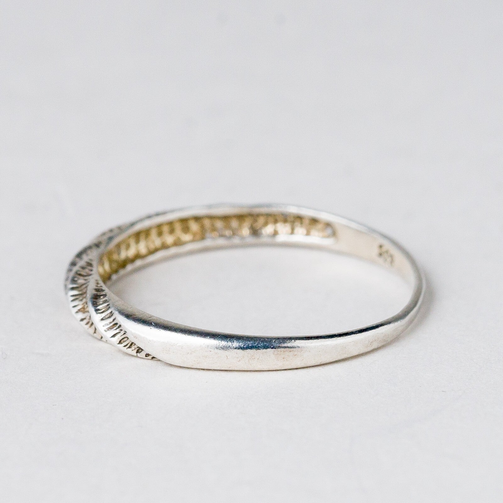 Silber Ring 835 Größe 56 (17,8 mm Ø) 1,06 g1