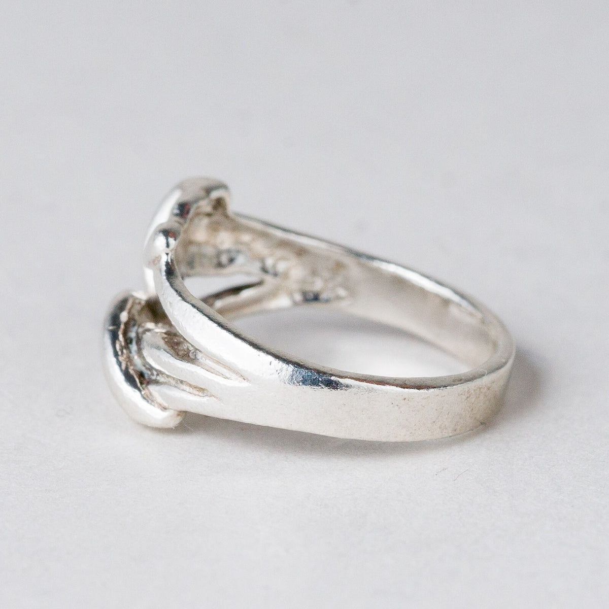 Silber Ring 925 Knoten Größe 48 (15,3 mm Ø) 2,64 g1