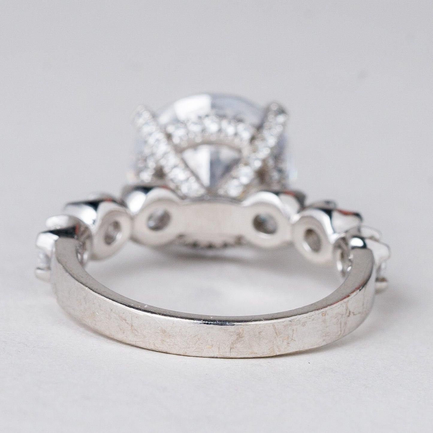 Ring Weiße Steine 6,99 g 925er Silber Größe 57 (18,1 mm Ø)3