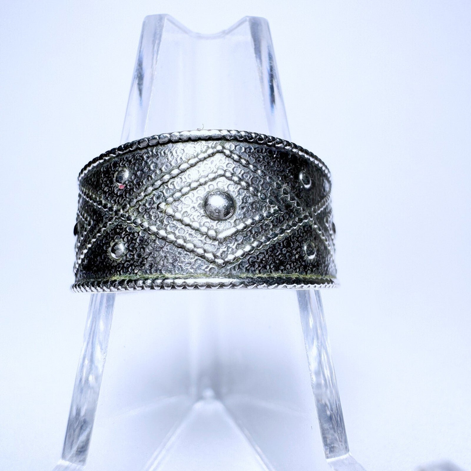 Ring 835er Silber Größe 58 Ethno Muster 2,93g0
