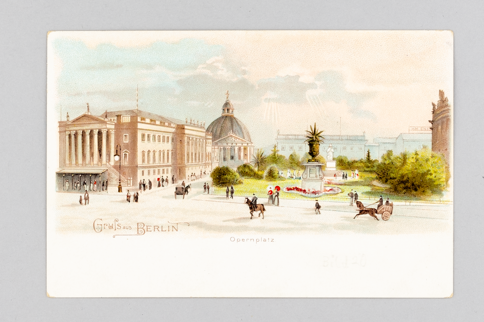 Ansichtskarte Gruss aus Berlin Opernplatz um 19000