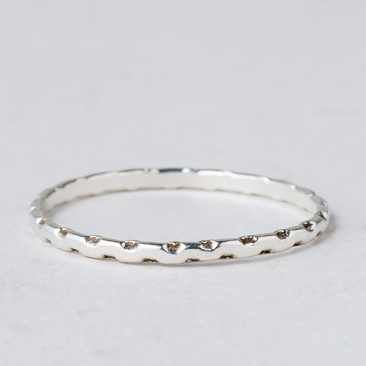 Silber Ring 835 Größe 57 (18,1 mm Ø) 0,6 g0