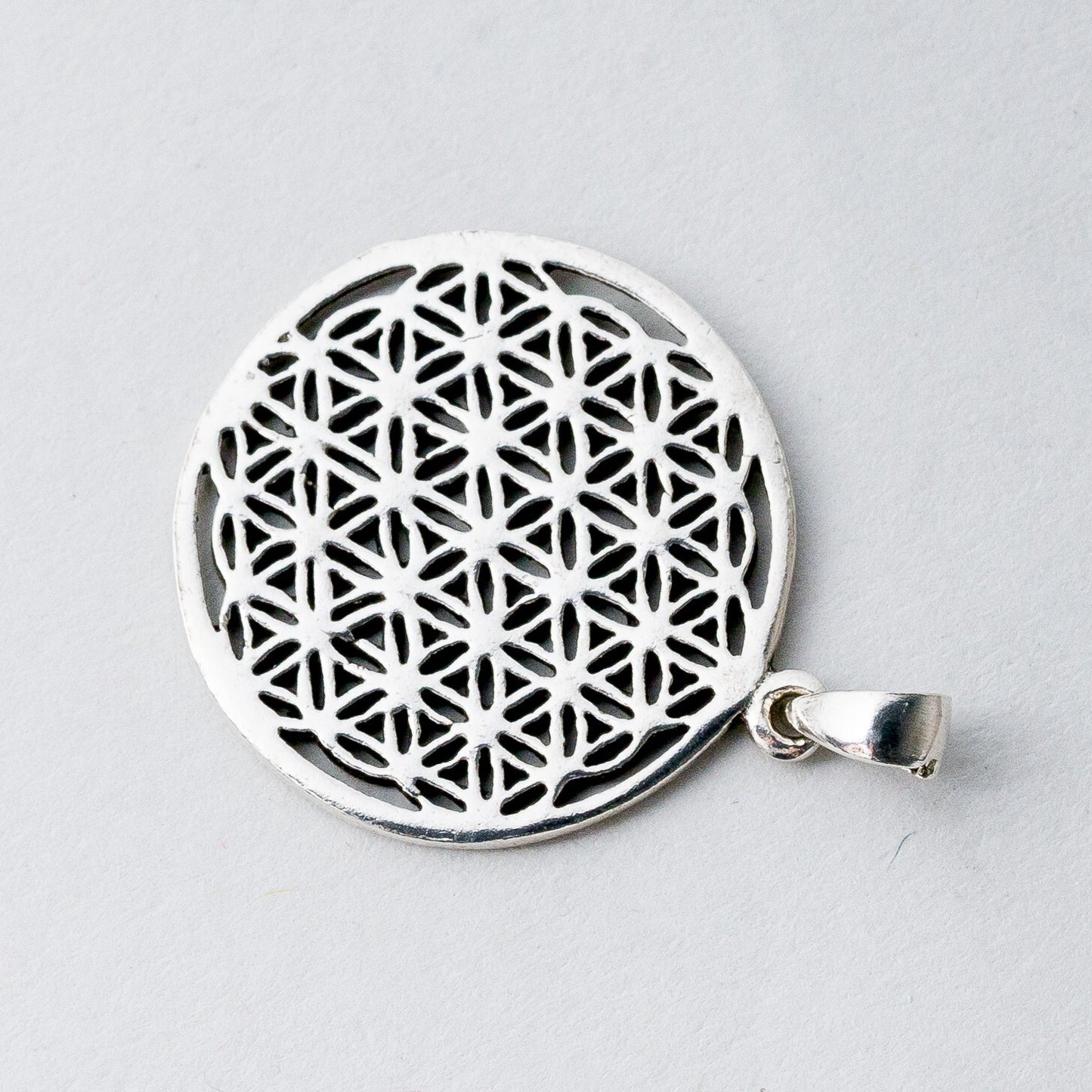 Silber Anhänger Kettenanhänger Mandala 2,23 g1