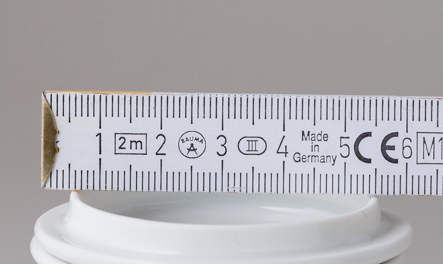 1 x Porzellan Deckel Weinlaub 6 cm4