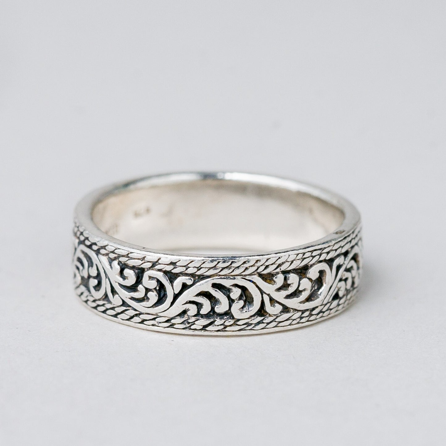Silber Ring 925 Größe 57 (18,1 mm Ø) 4,77 g5