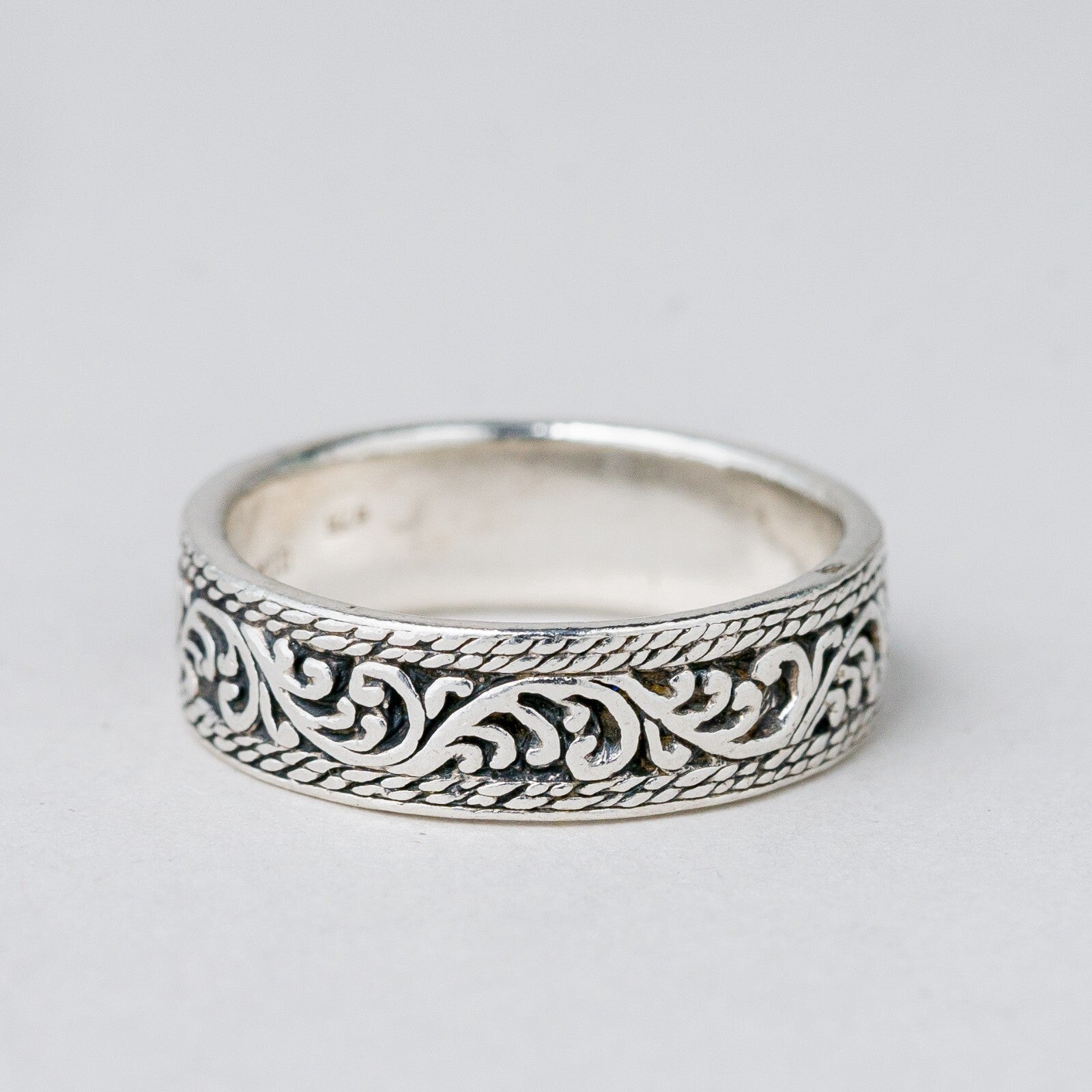 Silber Ring 925 Größe 57 (18,1 mm Ø) 4,77 g5