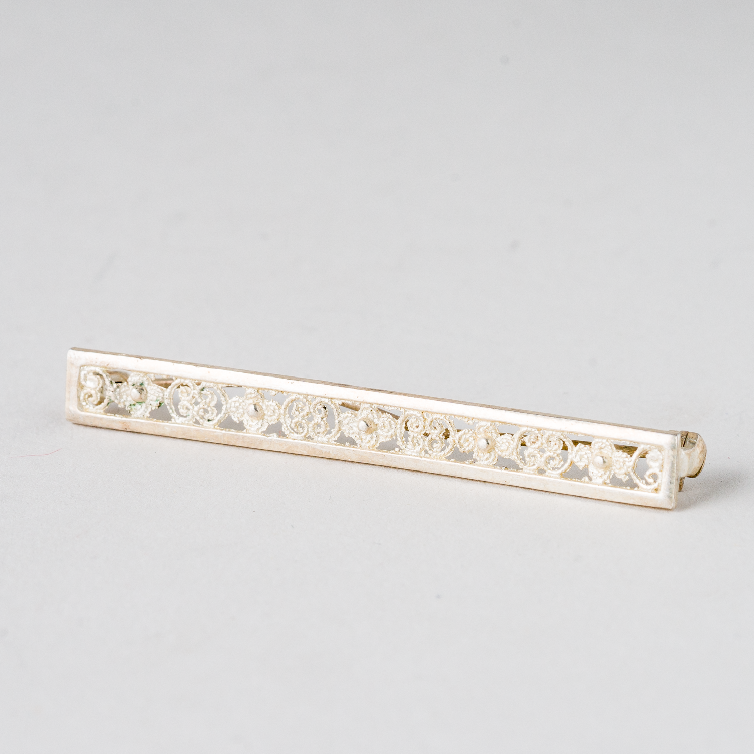 CNC: Brosche 835er Silber 1,94 g 4,5 cm0