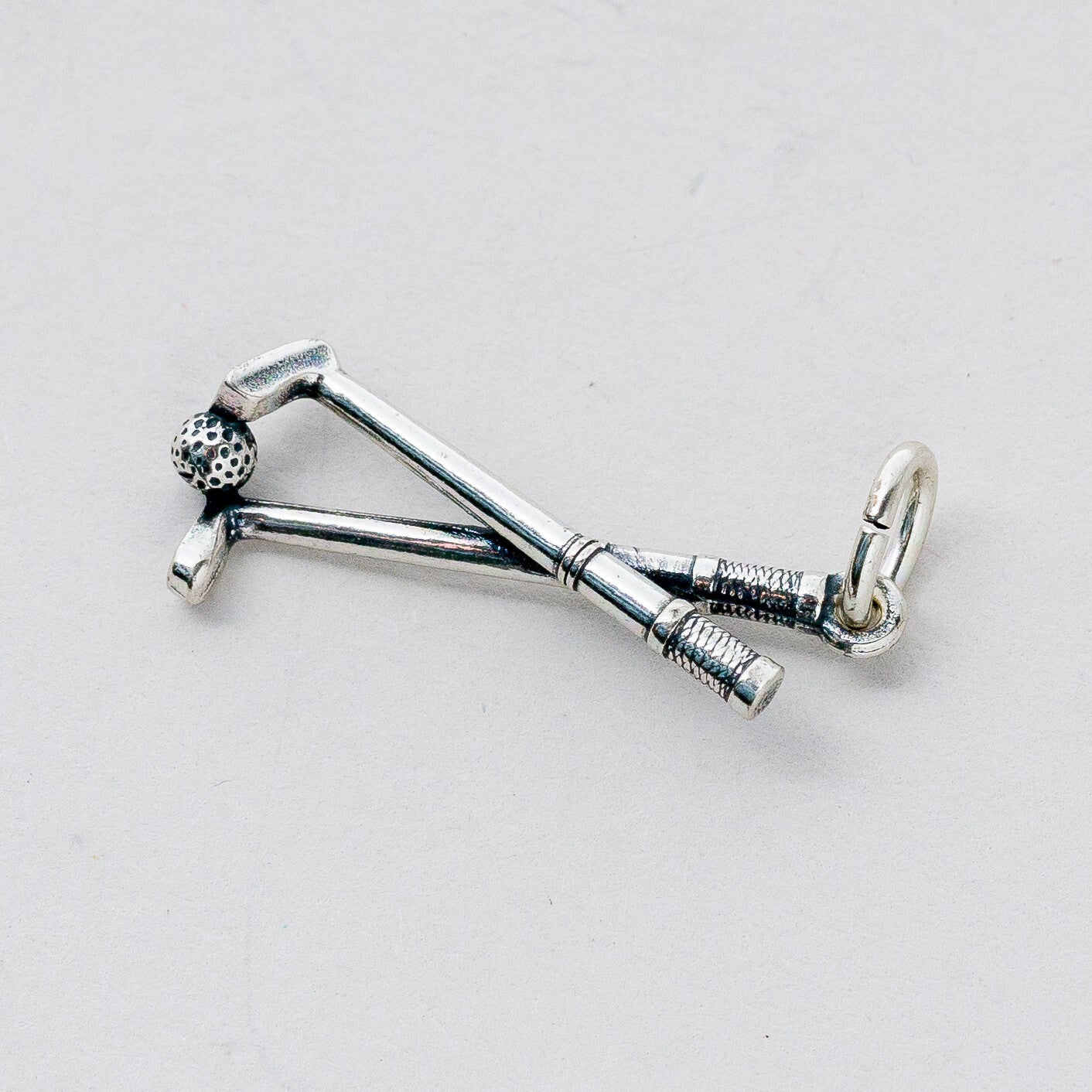Silber Anhänger 925 Golf Golfschläger 1,42 g1