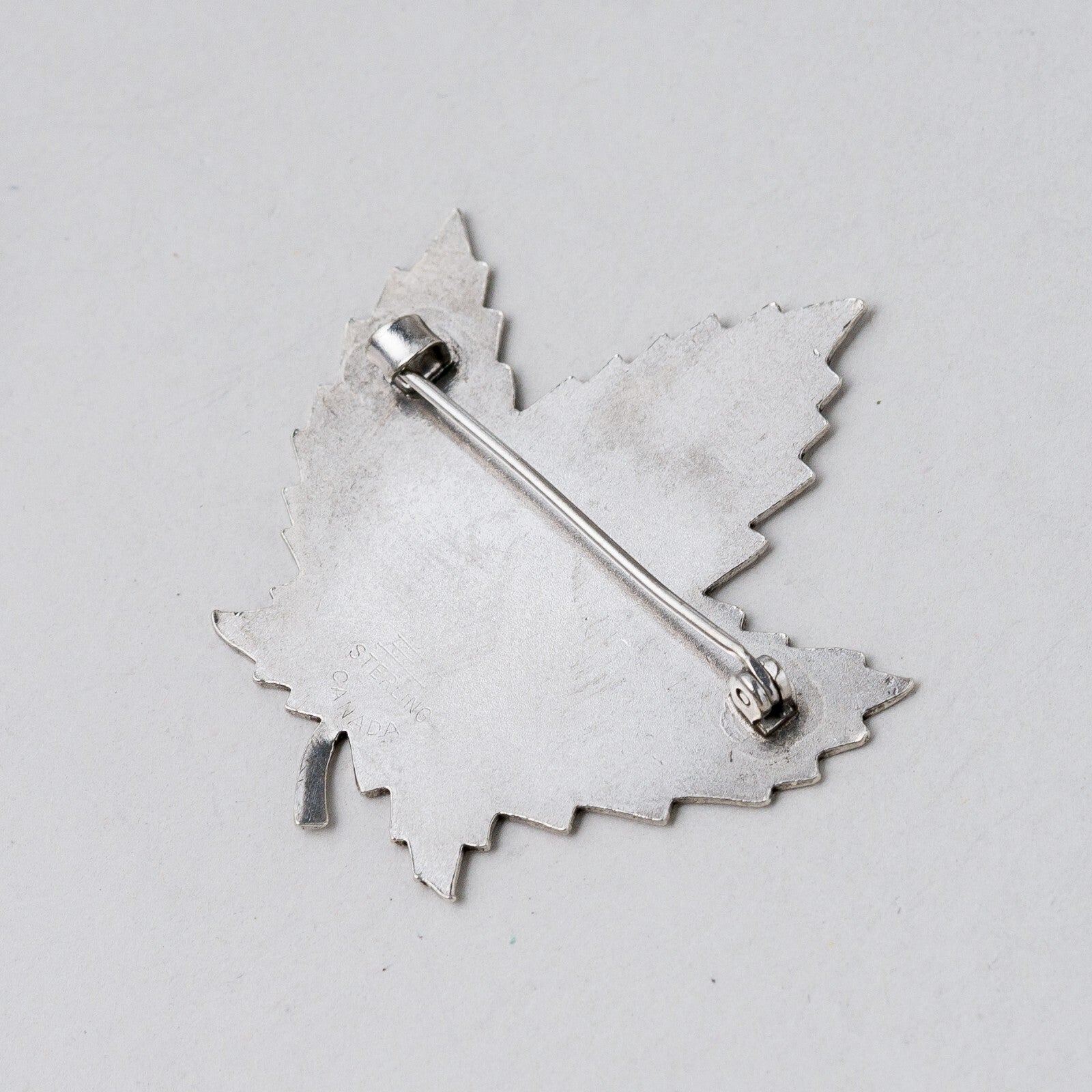 Brosche 925 Silber Ahornblatt Canada 3,6 cm 5,9 g1