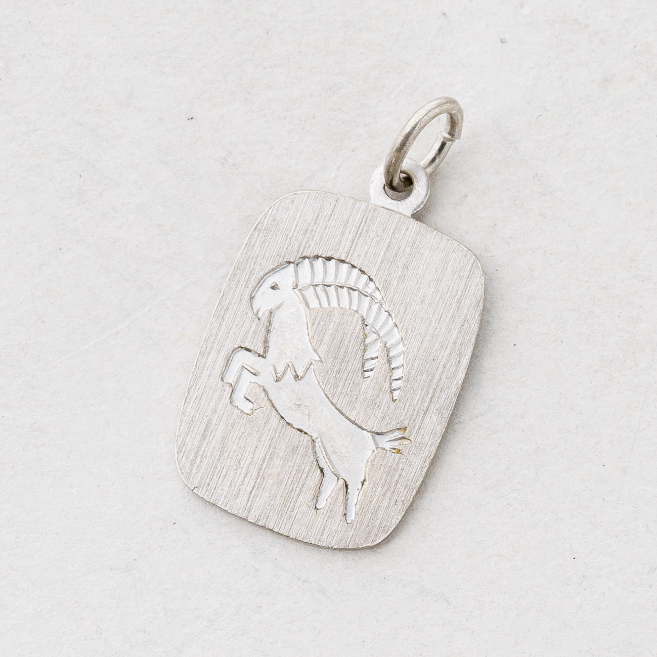 CNC: Anhänger Steinbock Silber 1,48 g 2 cm0