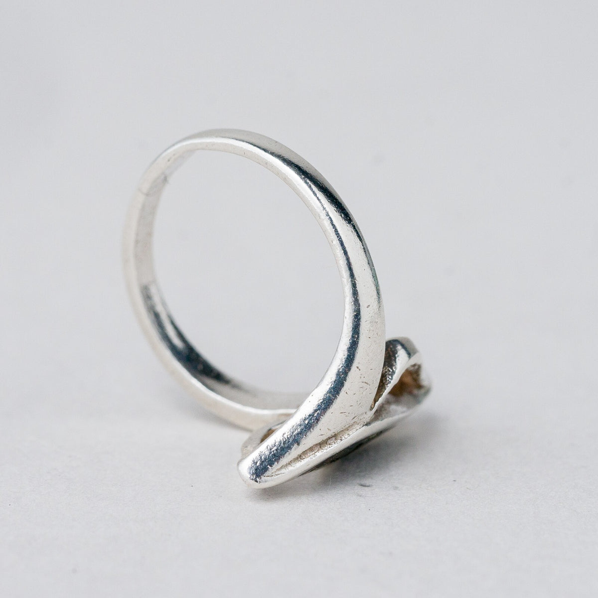 Silber Ring 925 Stein Größe 49 (15,6 mm Ø) 2,93 g2