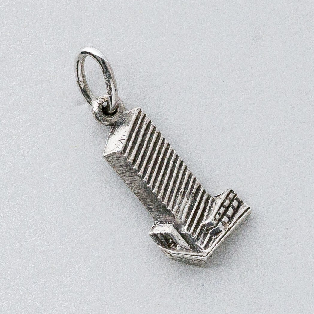 Silber Anhänger Kettenanhänger 925 Hochhaus 1,72 g3