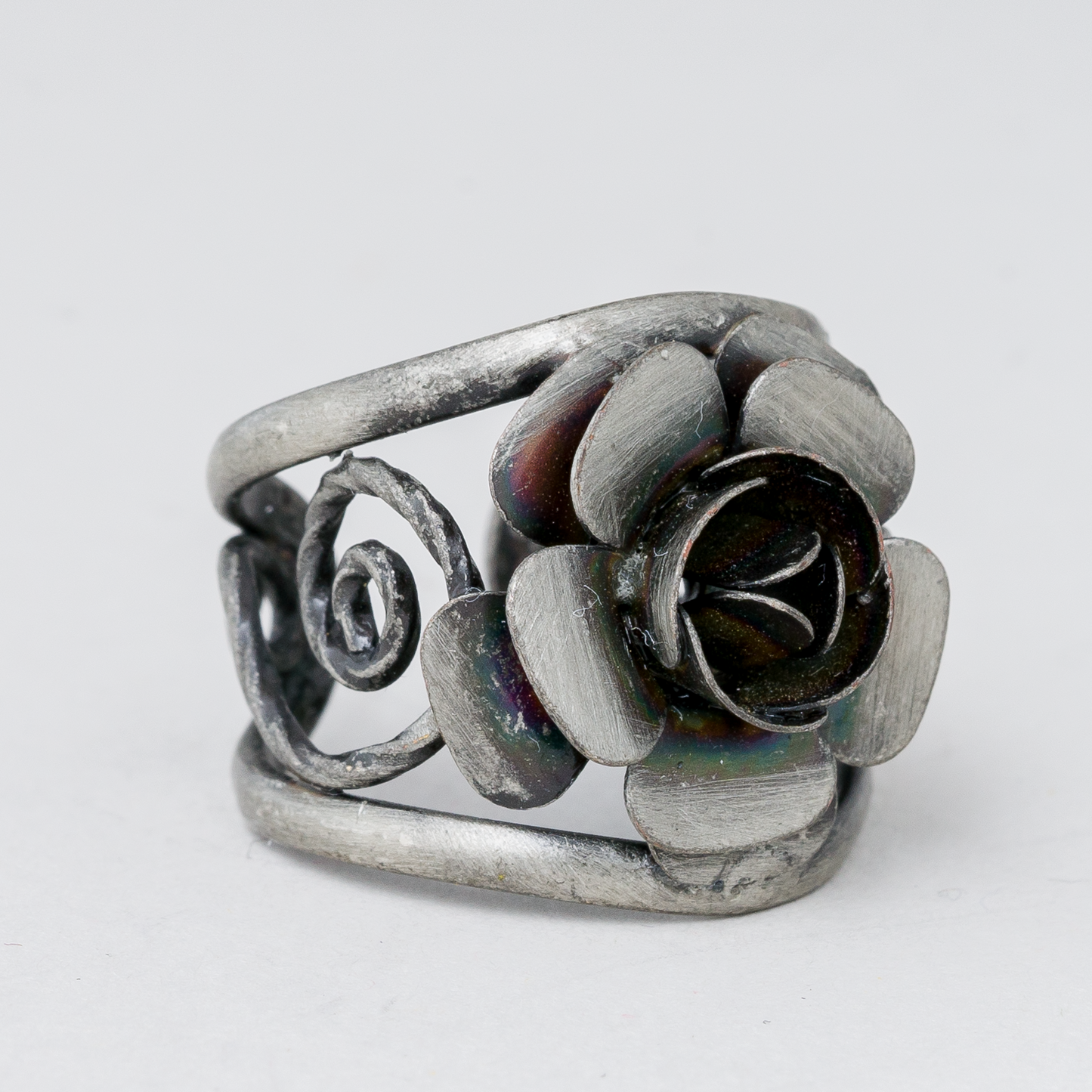 Ring Rose 5,47 g Silber Größe flexibel1