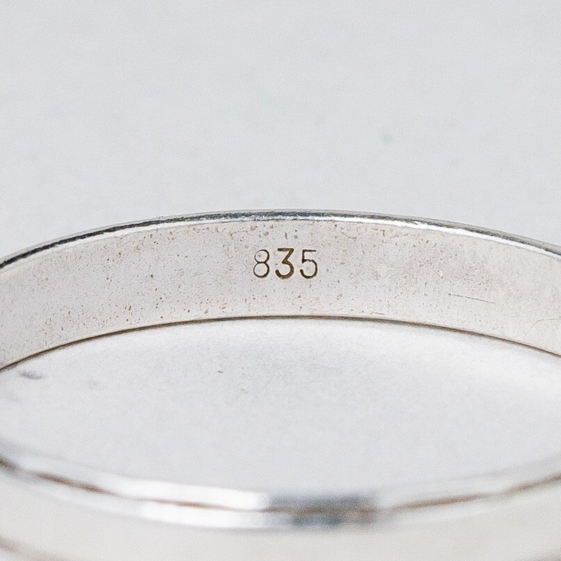 Silber Ring 835 Größe 60 (19,1 mm Ø) 1,42 g6