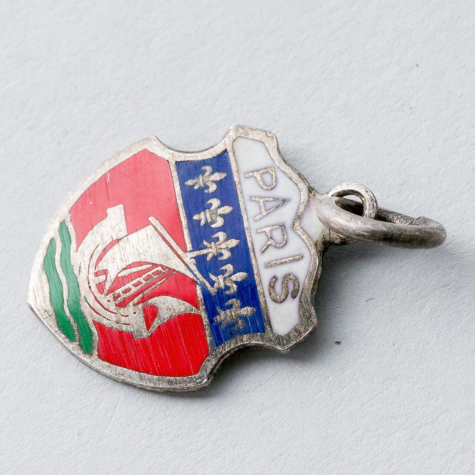 Silber Anhänger Souveniranhänger 800 Paris 1,28 g6