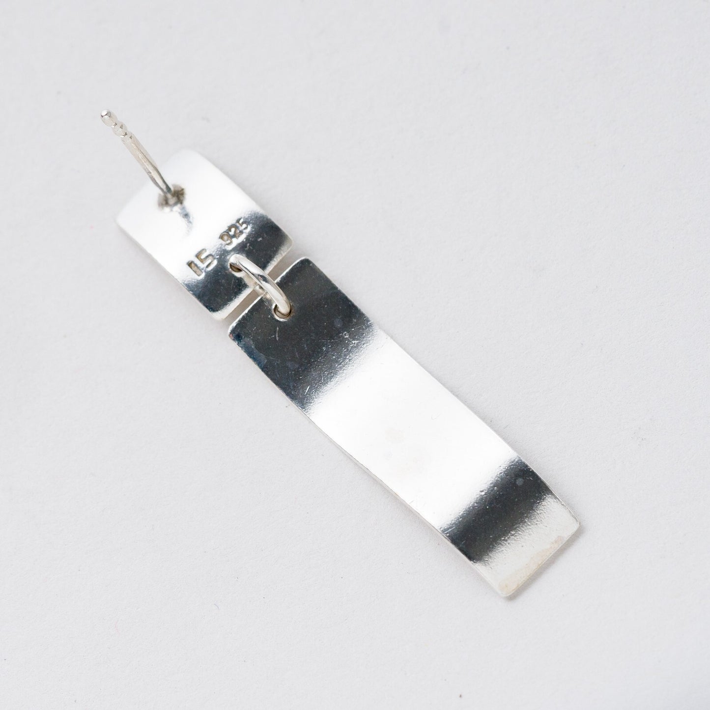 Einzelner Ohrring Hängeohrring 925 Silber 2,84 g3