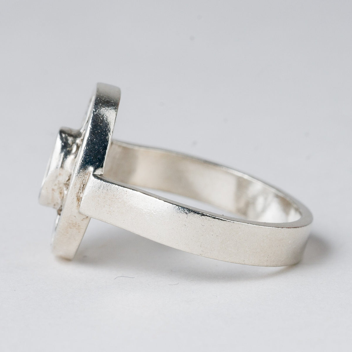 Silber Ring 925 Ohne Stein Größe 58 (18,4 mm Ø) 5,41 g4