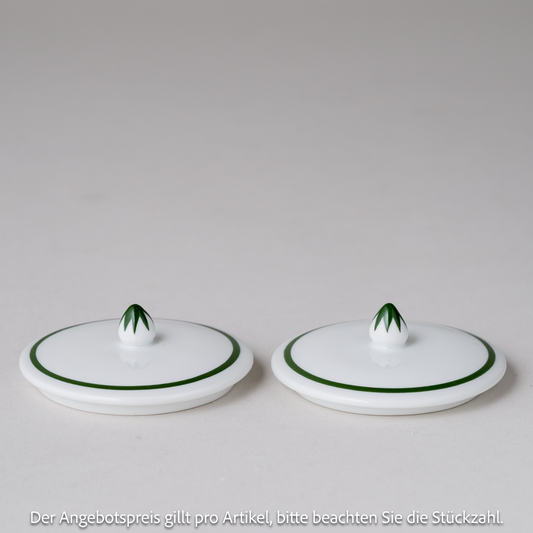 1 x Porzellan Deckel Weinlaub 6 cm0