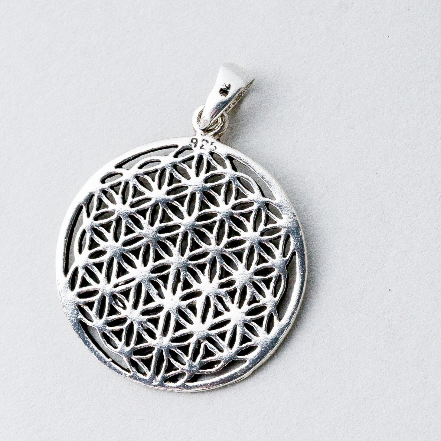 Silber Anhänger Kettenanhänger Mandala 2,23 g3
