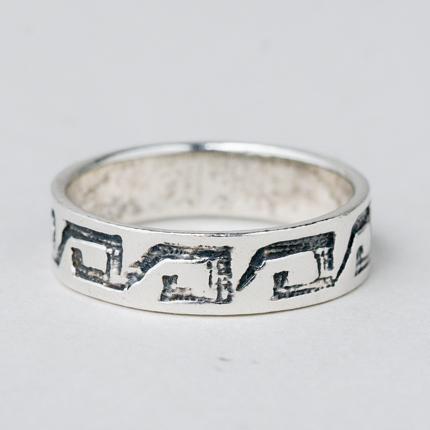 Silber Ring 925 Größe 52 (16,5 mm Ø) 2,48 g0