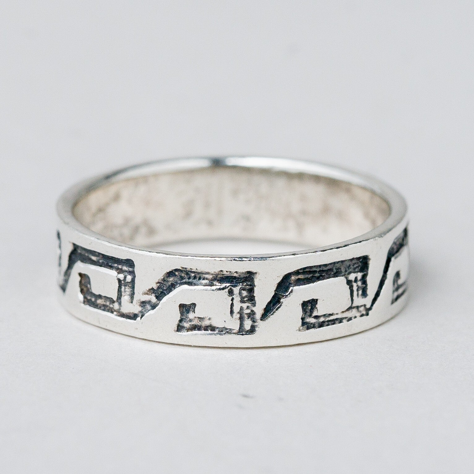 Silber Ring 925 Größe 52 (16,5 mm Ø) 2,48 g0