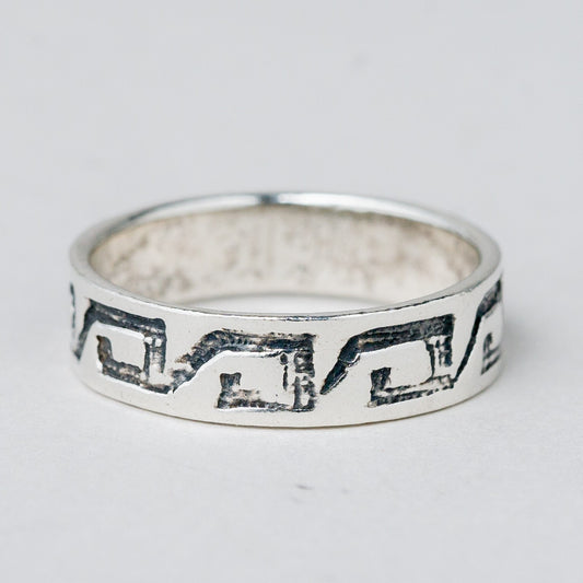 Silber Ring 925 Größe 52 (16,5 mm Ø) 2,48 g0