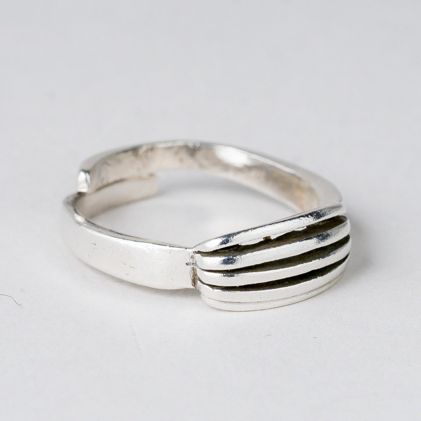 Silber Ring 925 Größe flexibel ca. 56 4,3 g5