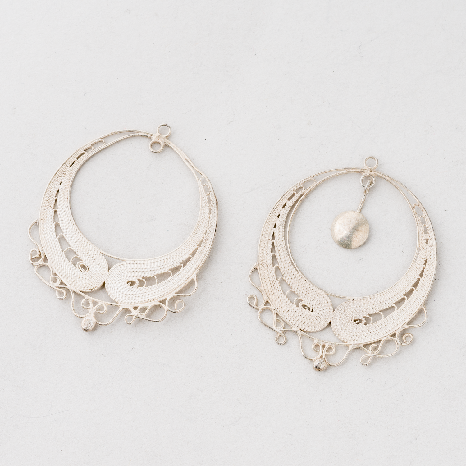 CNC: Paar Anhänger Silber 7,22 g 4,5 cm0