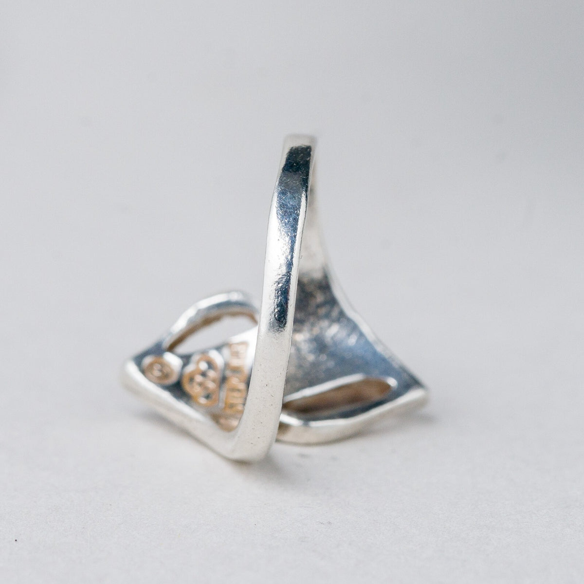 Silber Ring 925 Stein Größe 49 (15,6 mm Ø) 2,93 g3