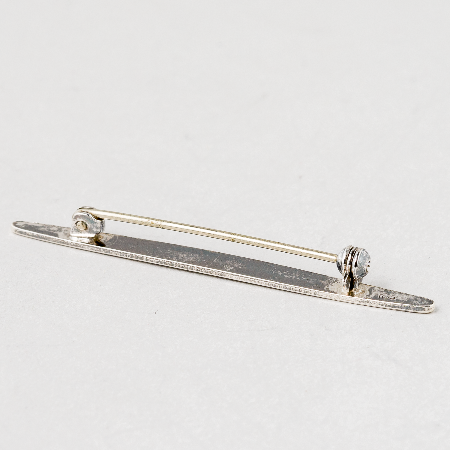 Brosche 835er Silber 2,17 g 5 cm1