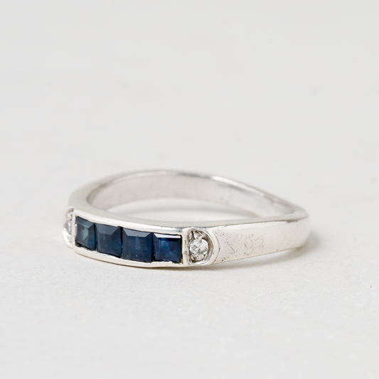 Ring Steinbesatz 925er Silber 2,43 g Größe 52 (16,5 mm Ø)0