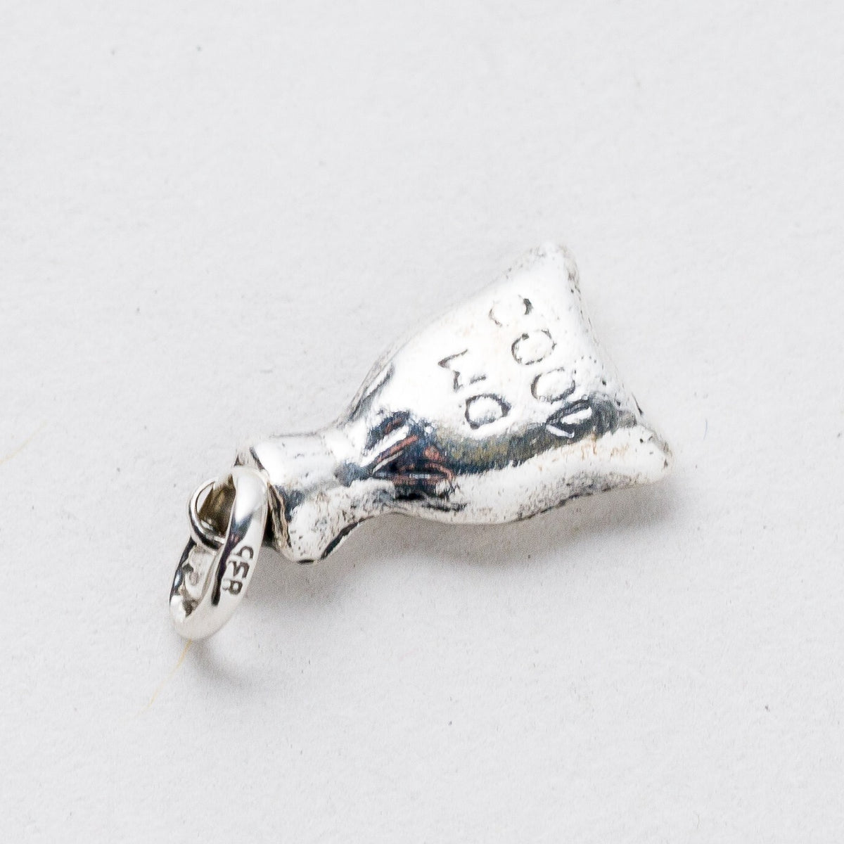 Anhänger 835 Silber Geldsack "1000 Mark" 1,8 cm 2,1 g5