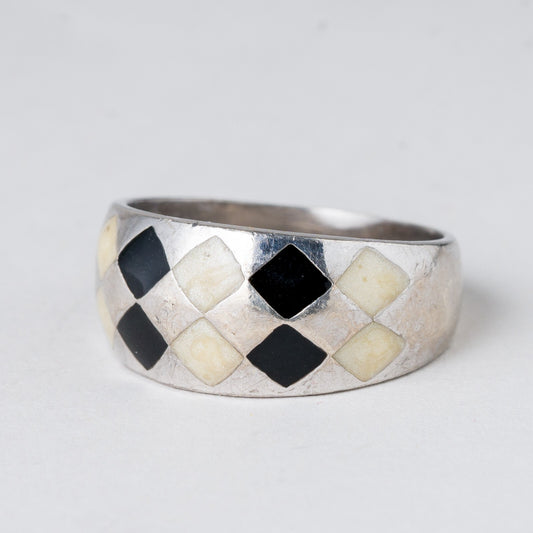 Silber Ring 925 Größe 57 (18,1 mm Ø) 5,68 g0