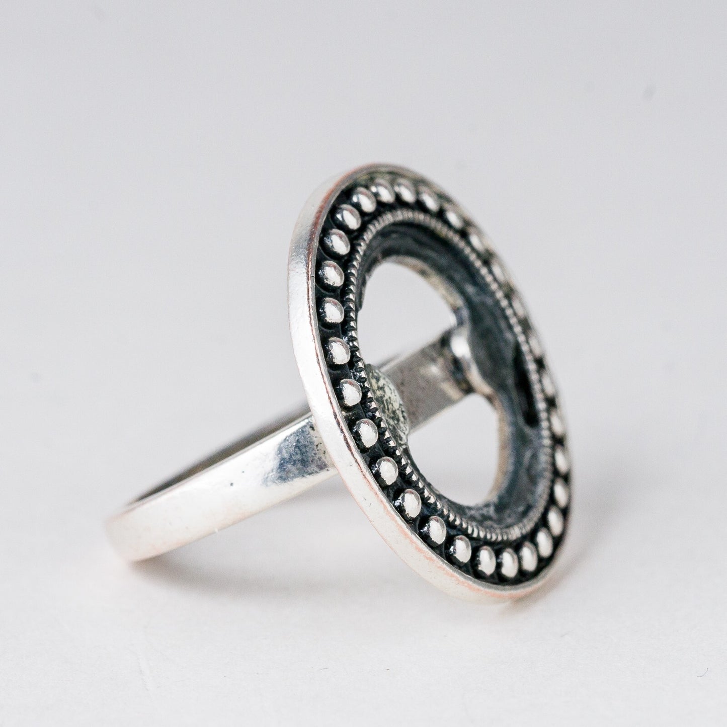 Ring versilbert Größe 56 (17,8 mm Ø) 6,96 g6