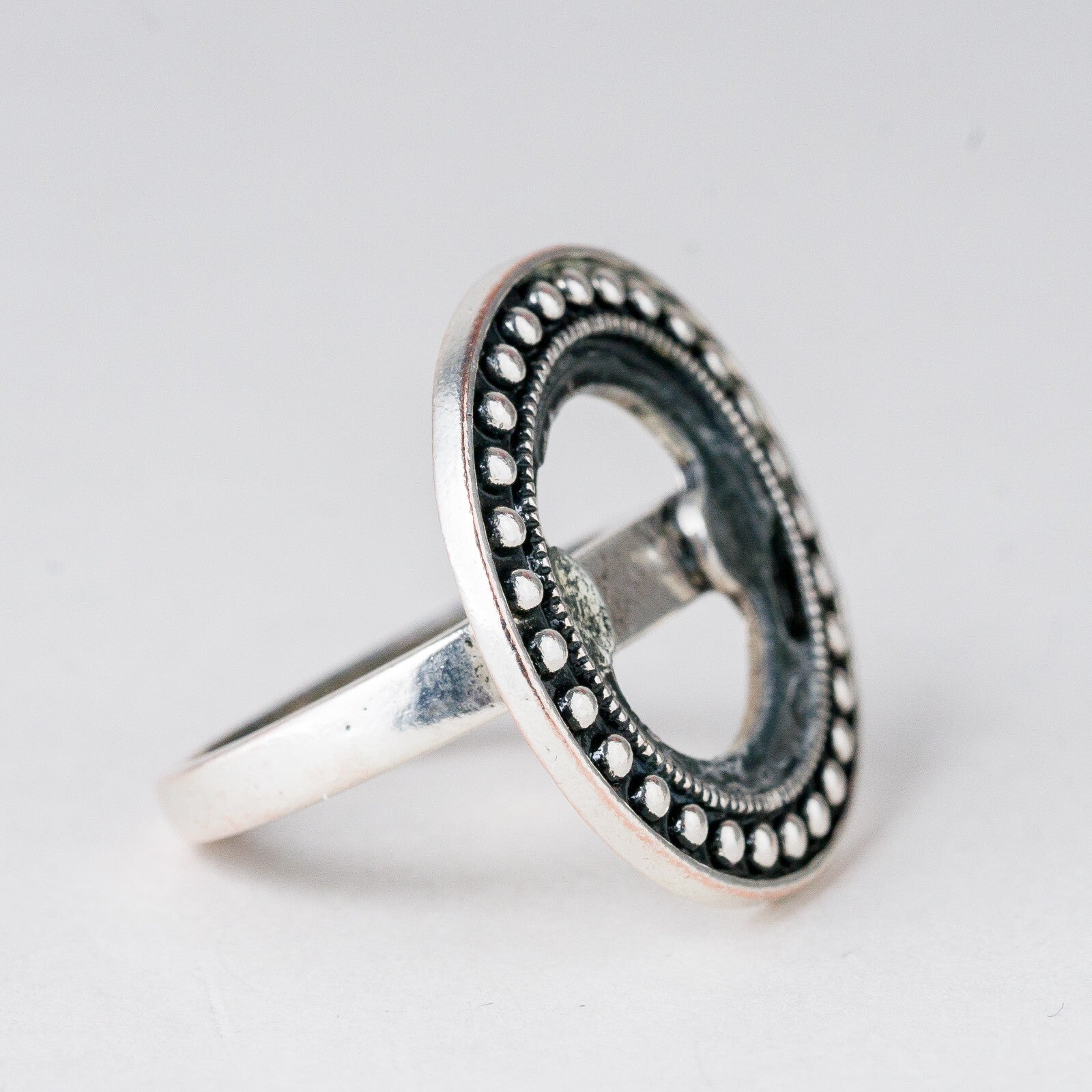 Ring versilbert Größe 56 (17,8 mm Ø) 6,96 g6