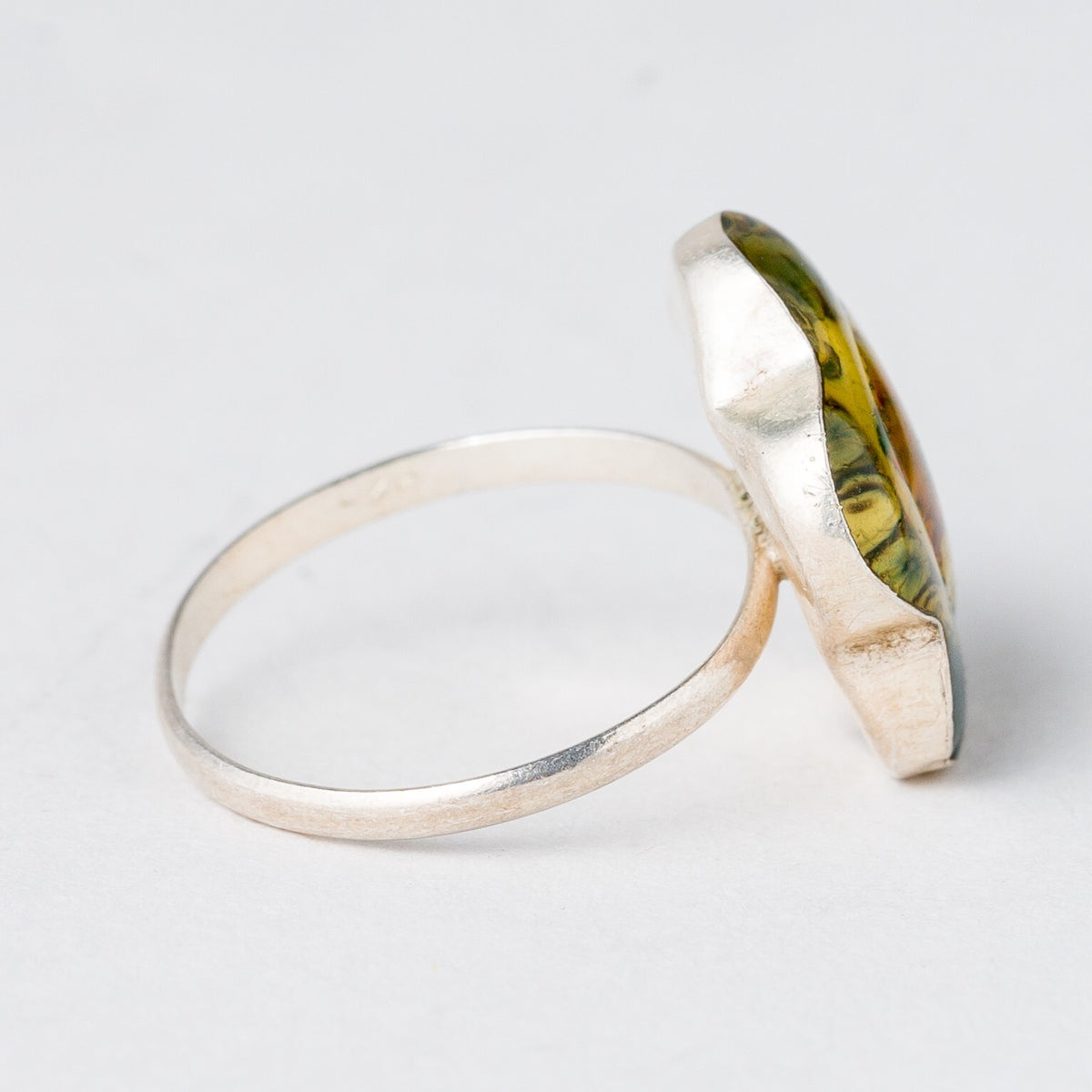 Silber Ring 925 Pilz Größe 47 (15,0 mm Ø) 1,43 g2
