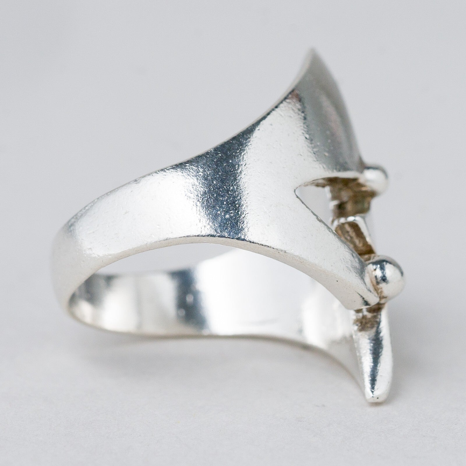 Silber Ring 925 Größe 53 (16,8 mm Ø) 6,87 g5