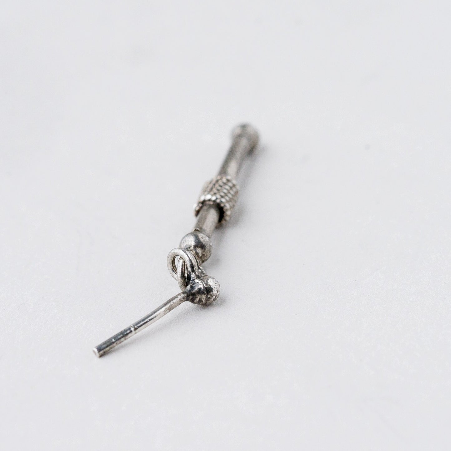 Einzelner Ohrring Hängeohrring Silber 1,19 g5