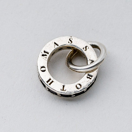 Anhänger Silber 925 Thomas Sabo Schwarze Steine 1,5 cm 1,21 g0