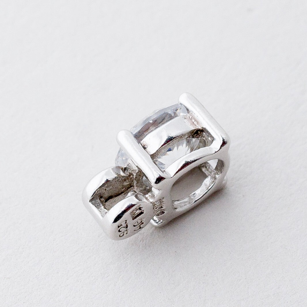 Anhänger Silber 925 Weißer Stein 1 cm 1,27 g3