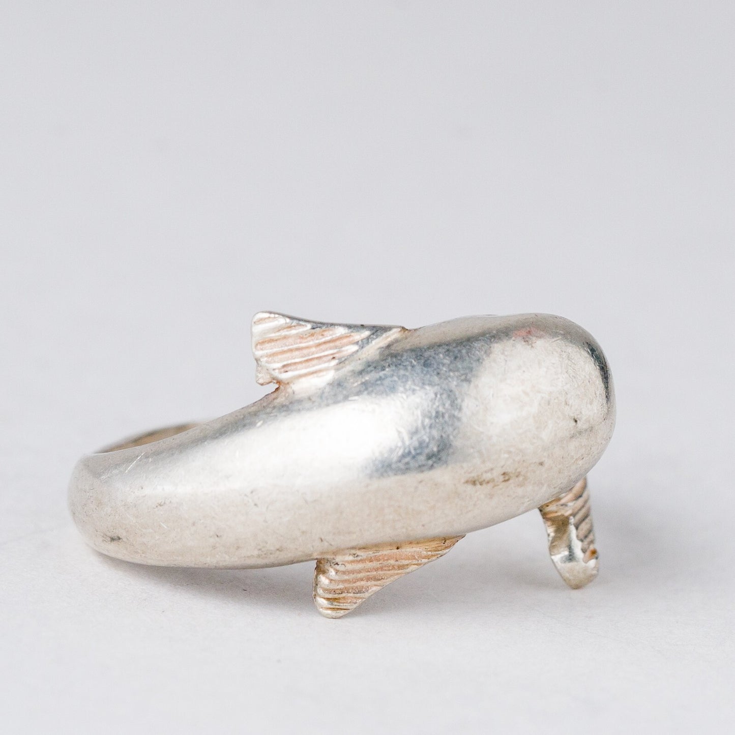 Ring Delfin 4,47 g 925er Silber Größe flexibel ca. 541