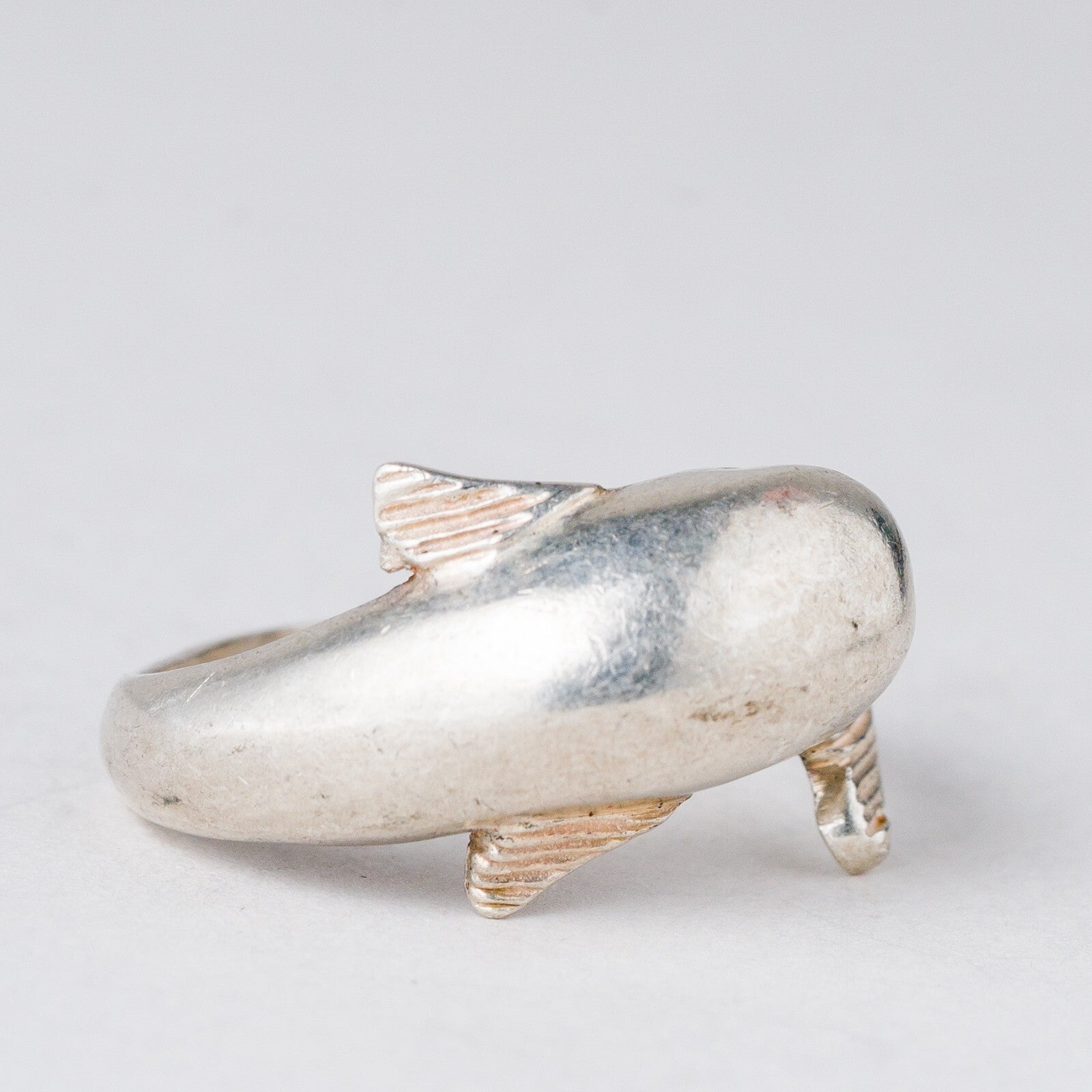 Ring Delfin 4,47 g 925er Silber Größe flexibel ca. 541
