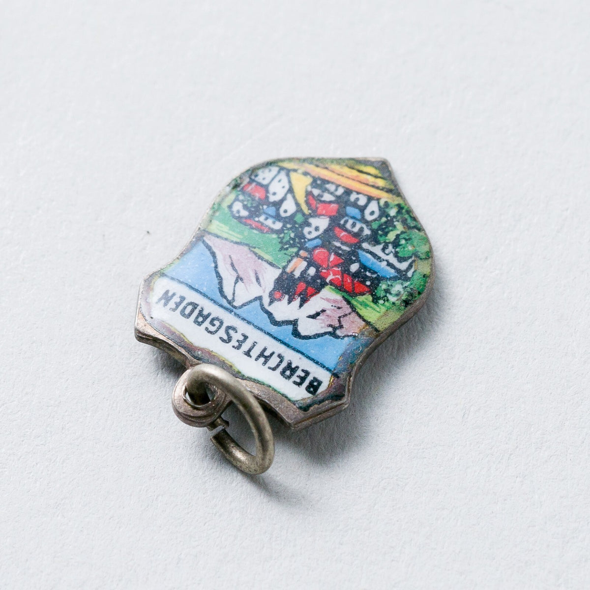 Anhänger 800 Silber Souvenir Anhänger Berchtesgaden 1,5 cm 0,77 g2