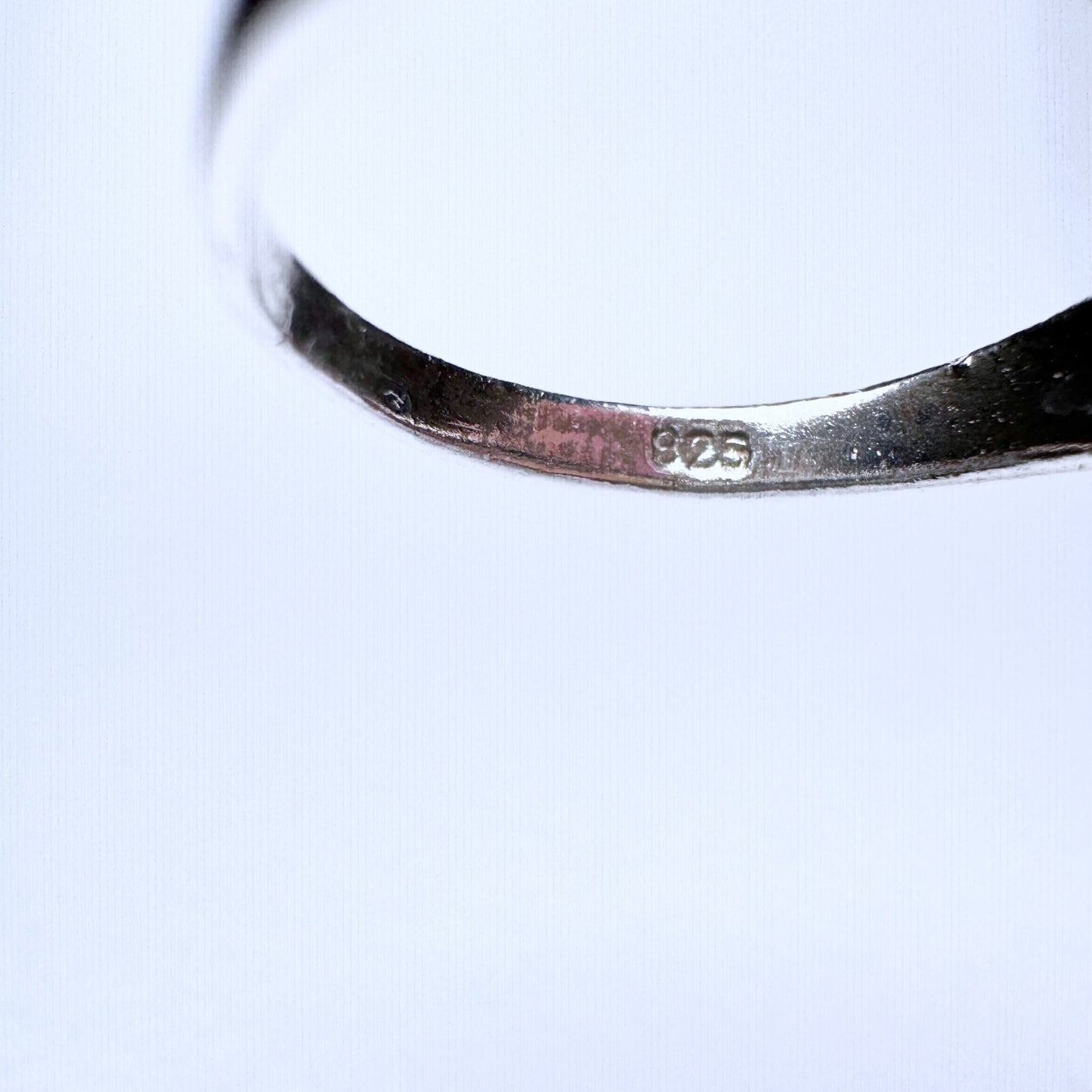 Ring 925er Silber Größe 59 mit hellblauem Stein 3,06g6
