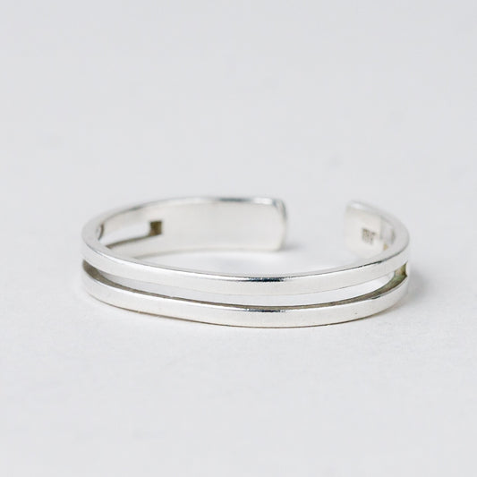 Ring Silber 925 Größe flexibel ca. 58 1,43 g0