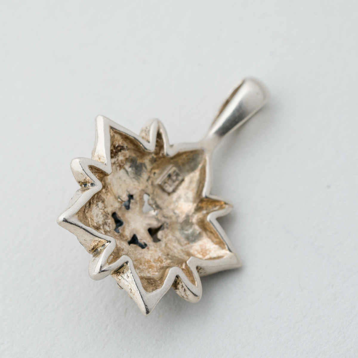 Anhänger mit rotem Stein 925er Silber 3,92g1