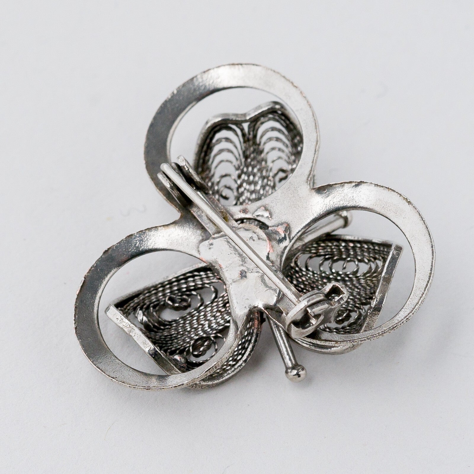 Silber Brosche Blume 5,44 g3
