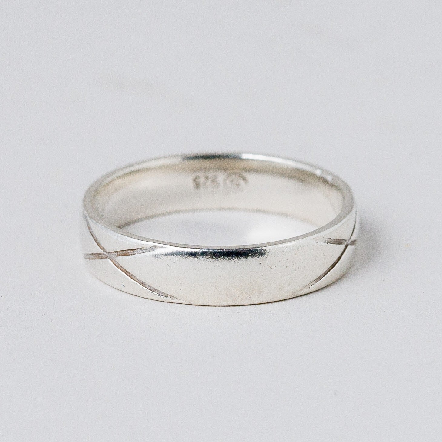 Silber Ring 925 Größe 56 (17,8 mm Ø) 3,26 g5