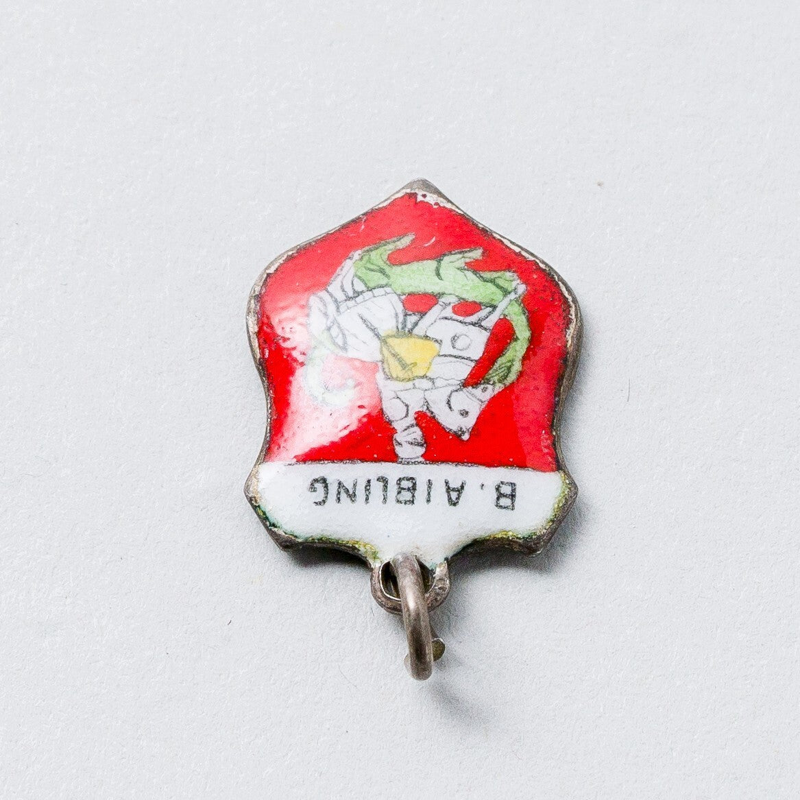 Anhänger 800 Silber Souvenir Anhänger B. Aibling 1,7 cm 1,05 g1