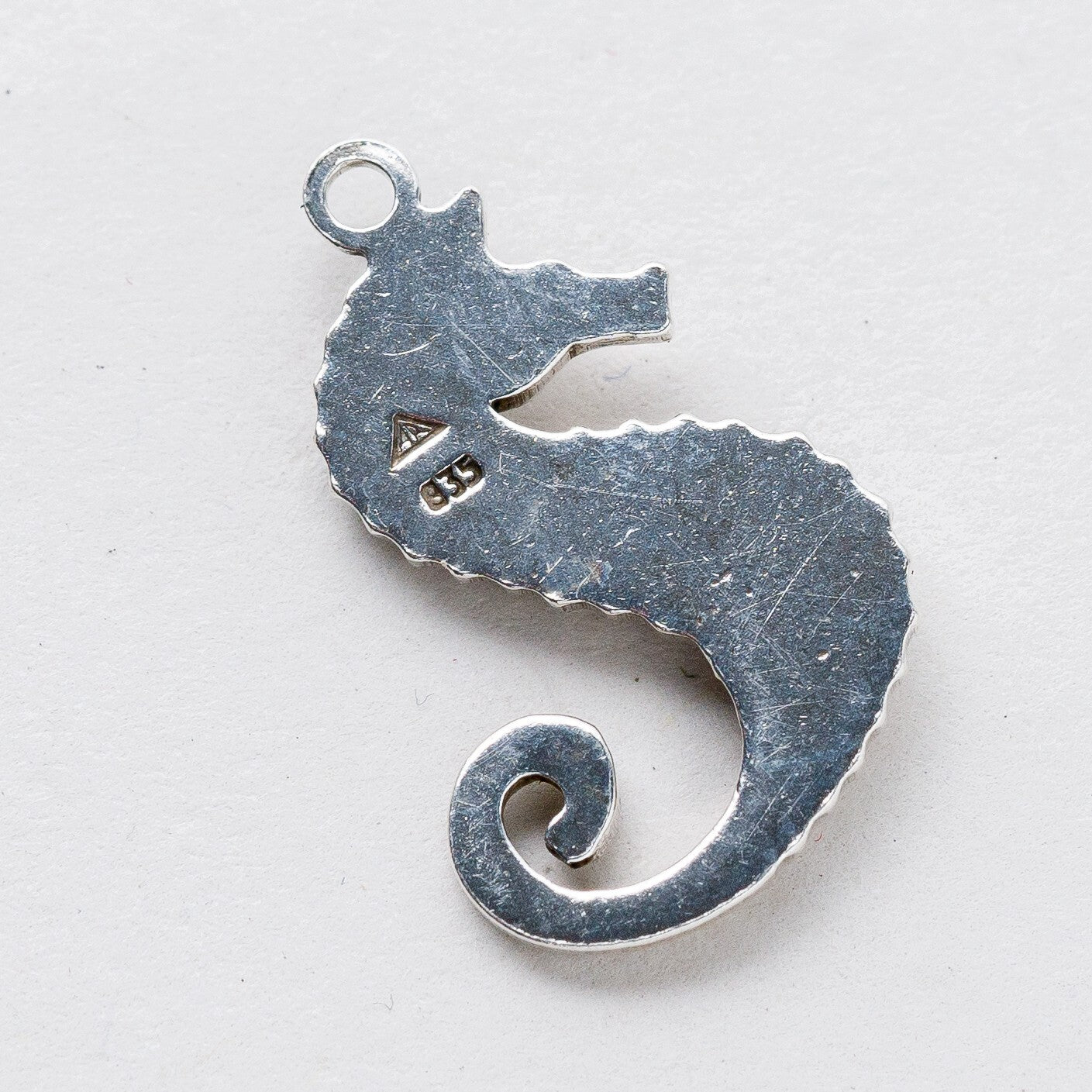 Anhänger 835 Silber Seepferdchen 2,2 cm 2,62 g3